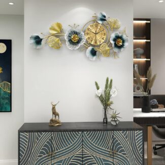 Modern Creative Butterfly Metal Wall Clock Art Decor